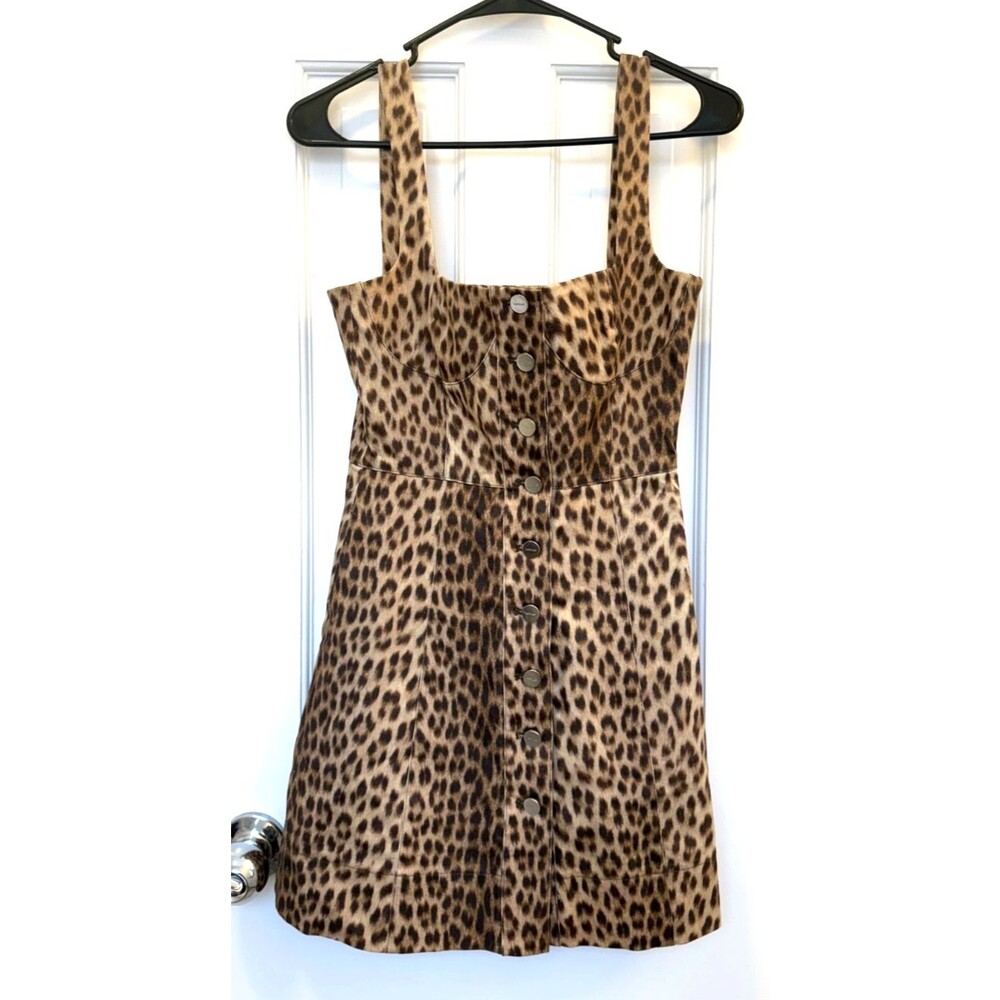 Capulet Millie Leopard Print Dress Size XS Mint Condition - Picture 6 of 9
